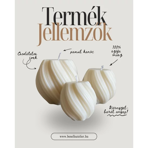 Silena gyertya szett