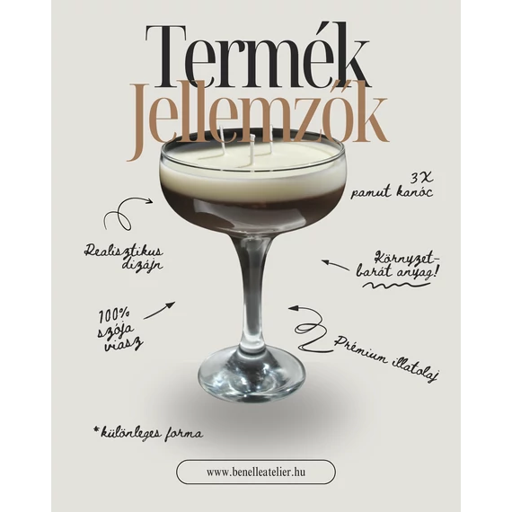 Espresso Martini gyertya