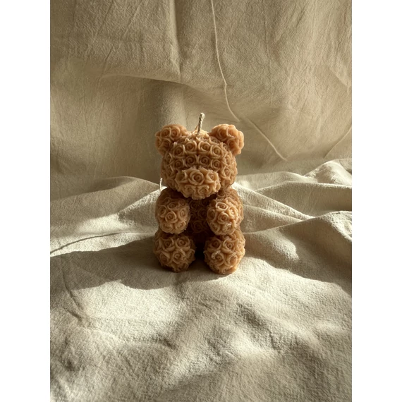 Karamellás Maci gyertya