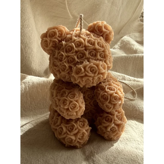 Karamellás Maci gyertya